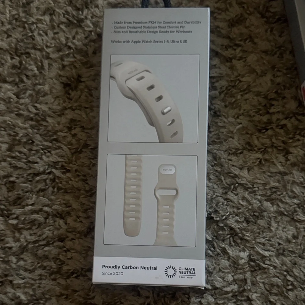 Nomad Sport Slim Band for Apple Watch - bone